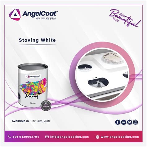 High Gloss Oil Based Paint AngelCoat Stoving Clear Matt 1 L For