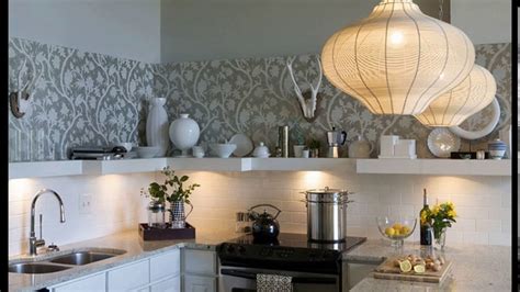 Contemporary Kitchen Wallpaper Ideas - Decorau