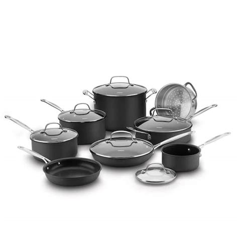 Cuisinart Chefs Classic 14 Piece Hard Anodized Aluminum Nonstick