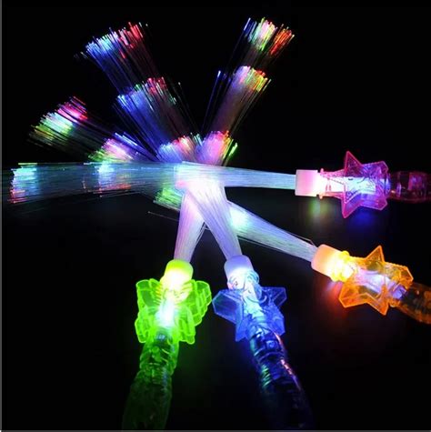 1pcs Glow Fiber Sticksled Christmasnew Year Party Supplies Luminous