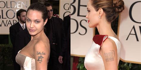 Angelina Jolie Billy Bob Tattoo