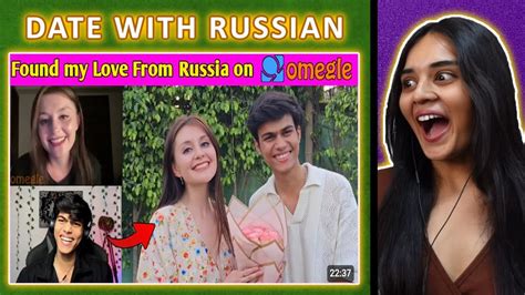 I Found My Love From Russia On Omegle😍 Reaction Omegle To Real Life