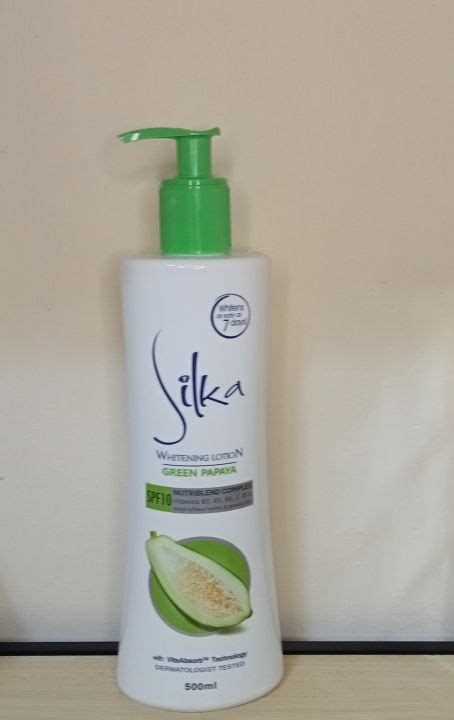 Silka Whitening Lotion Green Papaya Ml Lazada Ph