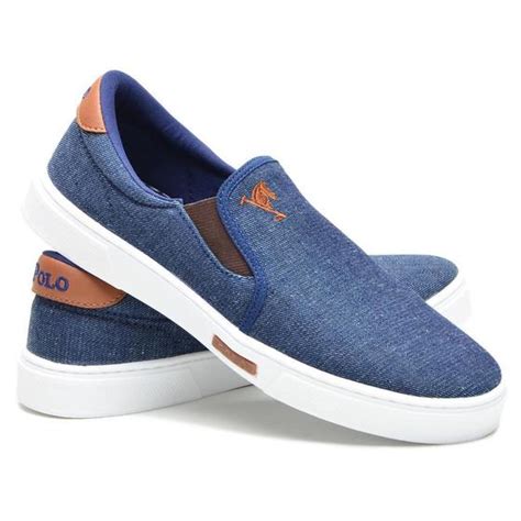 Sapat Nis Slip On Iate Polo Joy Masculino Conforto Moderno Sapat Nis