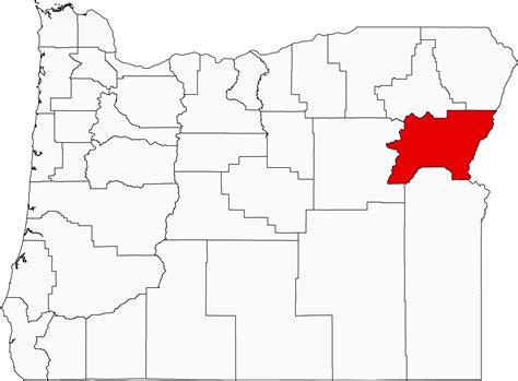 Oregon County Map - GIS Geography