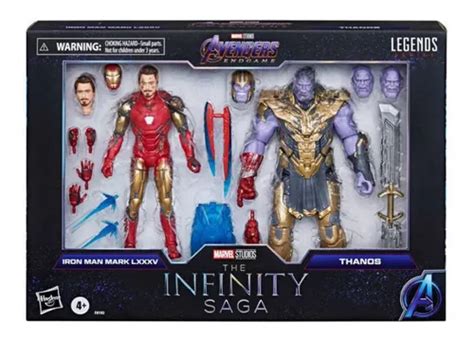 Marvel Legends Infinity Saga Figuras Iron Man Y Thanos 2021 Envío gratis