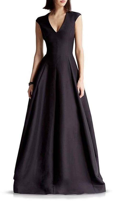 HALSTON HERITAGE HALSTON Faille Structured Gown Women Bloomingdale S