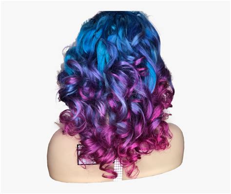 Purple Cotton Candy Hair Color, HD Png Download - kindpng