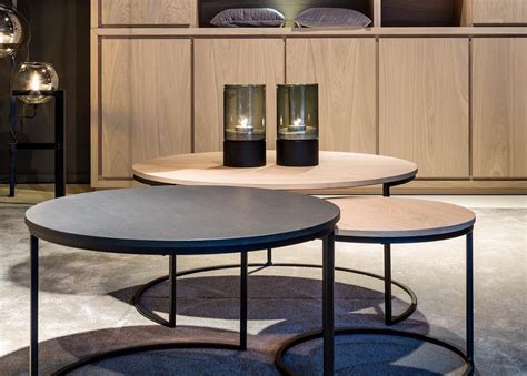 Bks Aurora Ronde Salontafels Metaal Hoogebeen Interieur