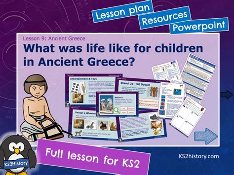 Children In Ancient Greece Lesson For Ks2 Teaching Resources