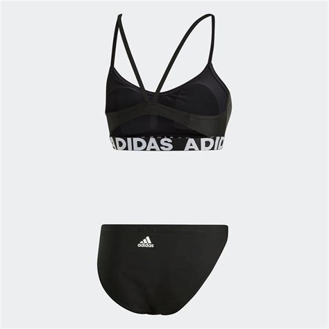 Adidas Originals Bustier Bikini Beach Bikini In Schwarz Lyst De