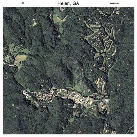 Aerial Photography Map of Helen, GA Georgia