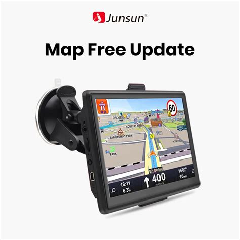 Junsun Navegador Gps Para Coche D Para Camiones Sat Nav Mapa M S