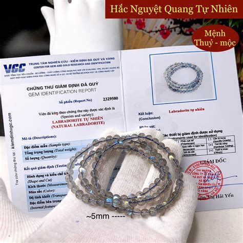 Giá Sỉ Vòng Hắc Nguyệt Quang Labradorite Vòng Quấn 3 đá Phong Thuỷ