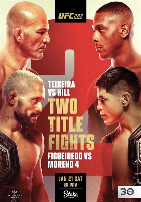 UFC 283 Les Posters Et Les Affiches UFC Fans