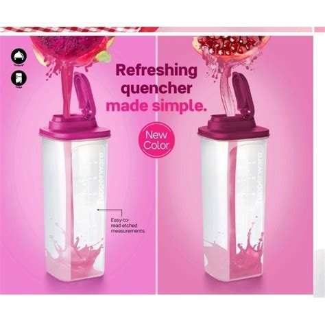 Tupperware Fridge Water Bottle L Fwb L Pc Shopee Malaysia