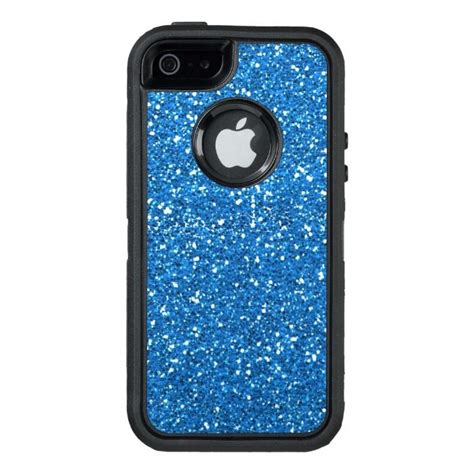 25 Off On Faux Bright Blue Glitter Bling Otterbox Case • Case Plus