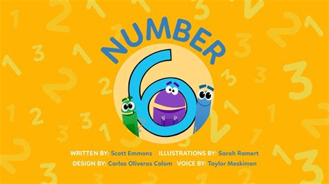 Number Six Read Along StoryBots YouTube