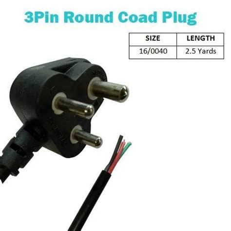 Pvc Pin Power Cord For Electric Appliance Meter At Best Price In