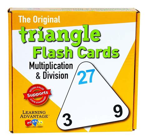 Learning Advantage 4552 The Original Triangle Flash Cards M