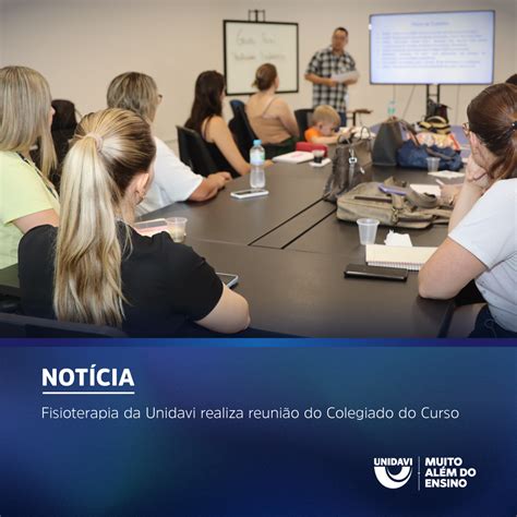 Curso de Fisioterapia da Unidavi realiza oficina sobre Avaliação