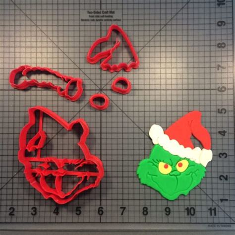 Grinch Cookie Cutter Set 3 Or 4 Inch Annettes Cake Supplies