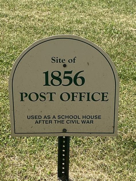 Site Of 1856 Post Office Historical Marker