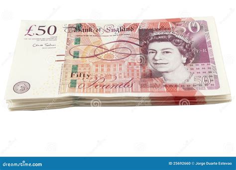 Sterling Banknoteb Ndel Des Britischen Pfund Redaktionelles Bild Bild