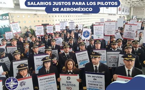 Protestan Pilotos En Aicm Para Exigir Salario Justo A Aeroméxico La