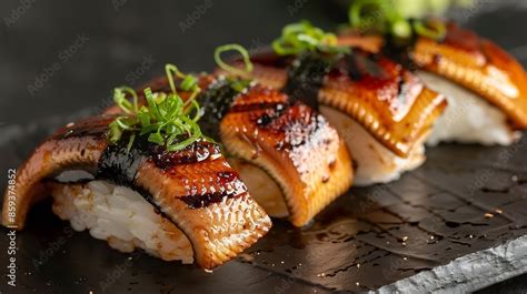 Umaki Tamago Unagi Japanese Sweet Egg Rolled Barbecued Eel Sweet Egg