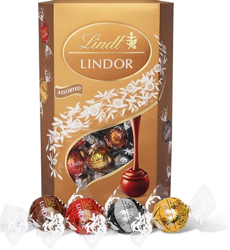 Lindt Lindor Milk Chocolate Truffles Box Approx 48 Balls 600g