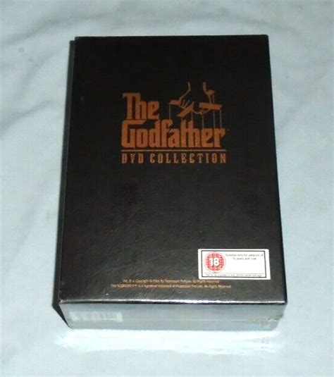 The Godfather Trilogy 5 Disc Box Set DVD Bonus Disks Marlon Brando Al