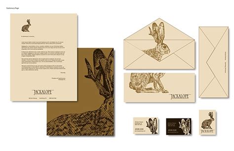 "Jackalope" Restaurant Identity on Behance