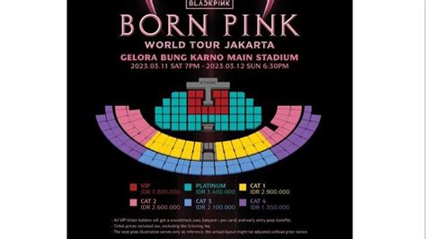 Harga Tiket BLACKPINK Born Pink World Tour Jakarta 2023 Dijual Mulai