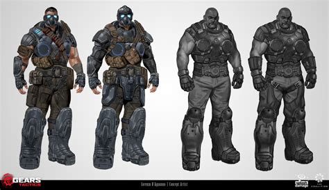 ArtStation - Gears Tactics: Characters, Lorenzo D'Aguanno Gears Of War ...