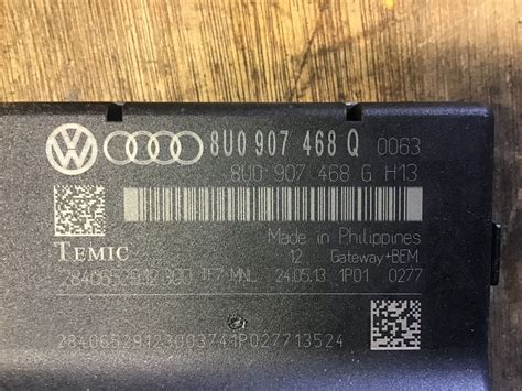 Audi A1 Gateway Control Module Ecu 8u0907468q 2010 2015 Ebay