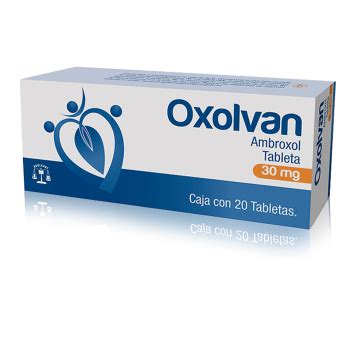 AMBROXOL 30 MG C 20 TABLETAS OXOLVAN Farmapronto