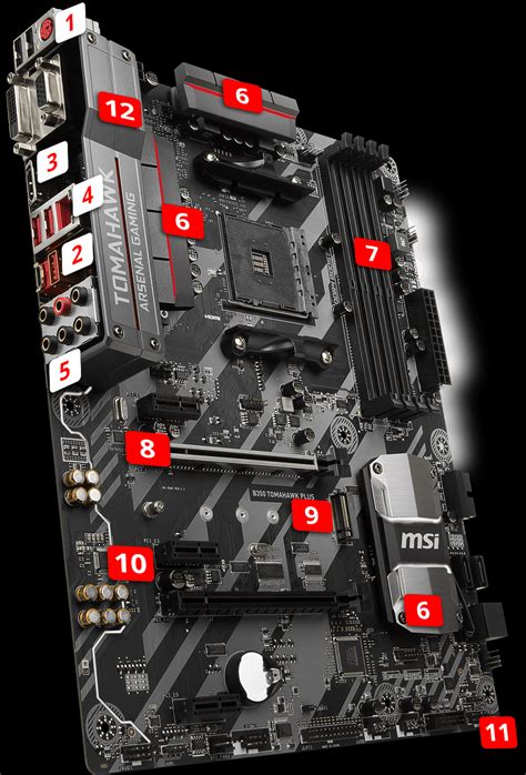 Overview B350 TOMAHAWK PLUS MSI Global The Leading Brand In High