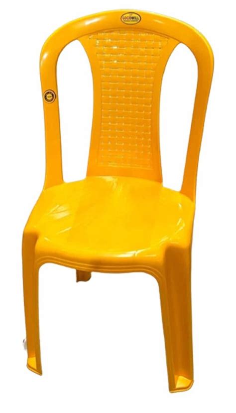 Yellow Armless Plastic Chair At Rs Armless Plastic Chairs In