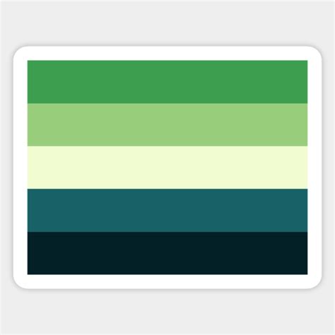 Aromantic Spectrum Basic Large Pride Flag Lgbtqa Sticker Teepublic