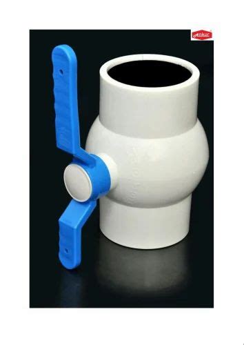 20MM White PVC Ball Valve Short Handle At Rs 27 Piece PVC Ball Valves