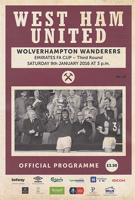 2010s Fac Wolves Football Programmes