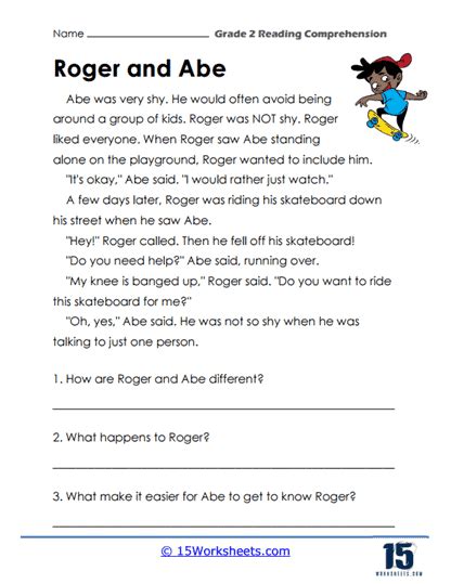 Grade 2 Reading Comprehension Worksheets