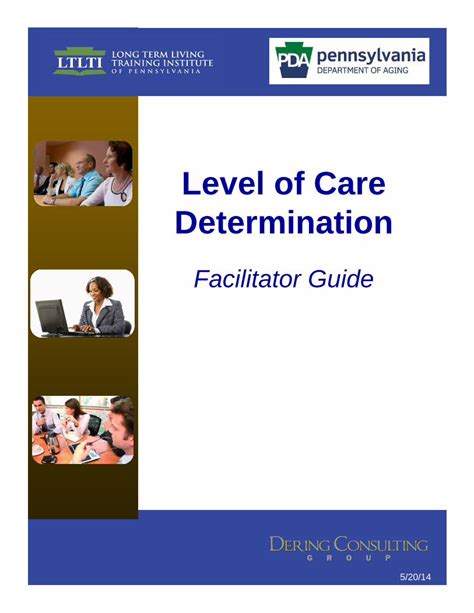 Pdf Level Of Care Determination Of Care Determination Facilitator