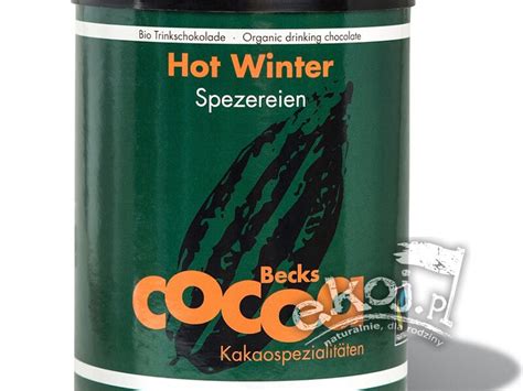 Czekolada Do Picia Hot Winter Bezgl BIO 250g Becks Cocoa Sklep
