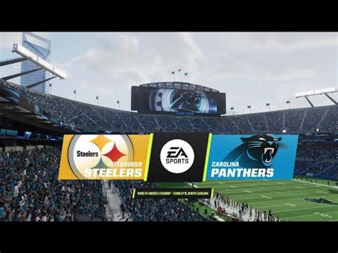 Steelers Vs Panthers Simulation Madden Next Gen Youtube