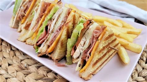 Introducir Imagen Club Sandwich Con Papas Fritas Abzlocal Mx