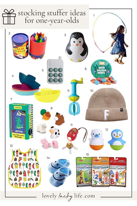 Stocking Stuffer Ideas For One Year Olds Lovely Lucky Life