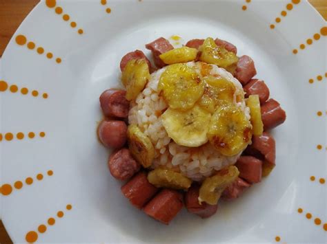 Cocinando en la nube Arroz a la cubana con plátano