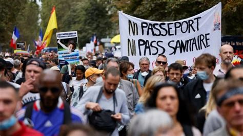 Manifestations Anti Pass Sanitaire 104 Interpellations Et 187